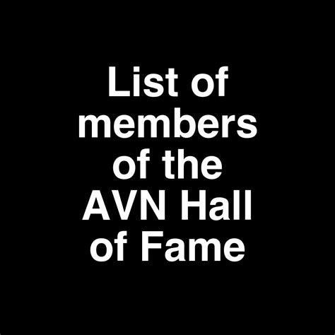 famous porn star male|List of members of the AVN Hall of Fame